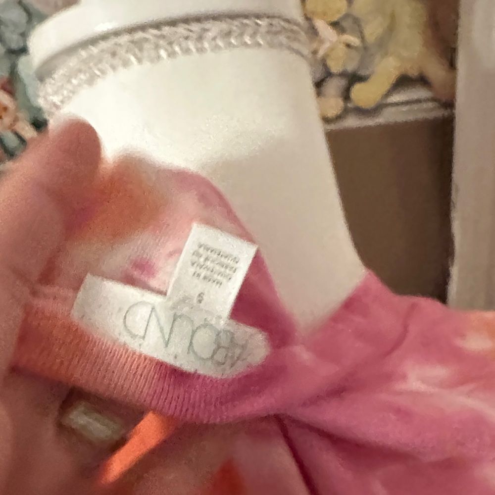 Abound Tie-Dye Pink and Orange Women's Top size small NWOT - Picture 6 of 6